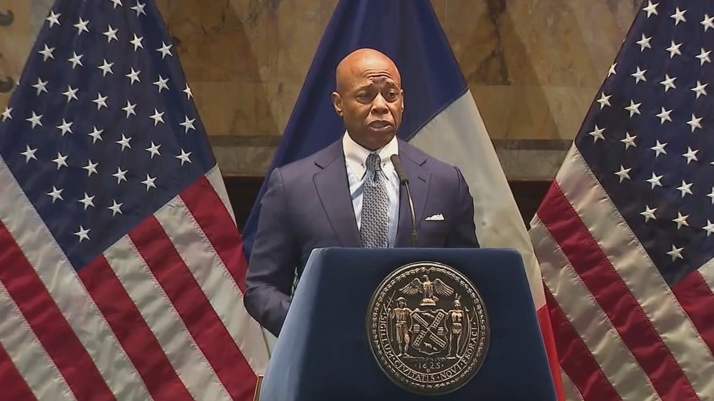 Adams responds after DOJ drops case