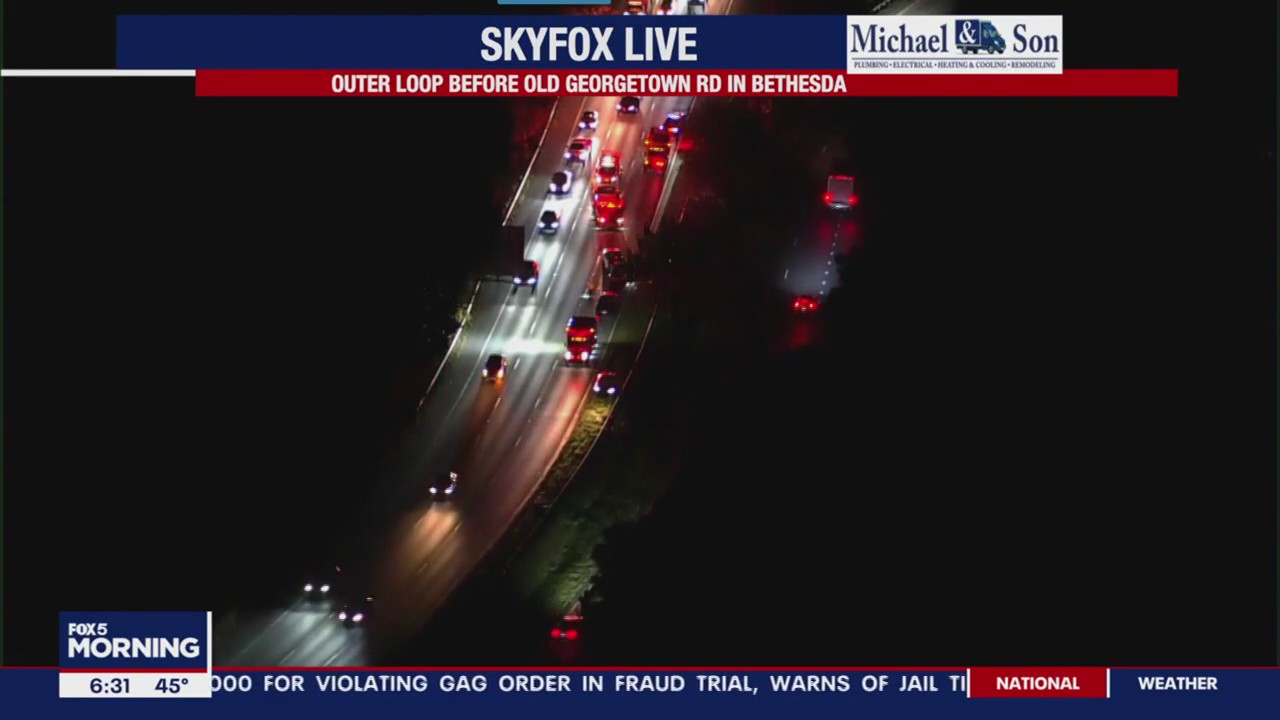 Multi-vehicle crash causes morning delays in Bethesda | FOX 5 DC