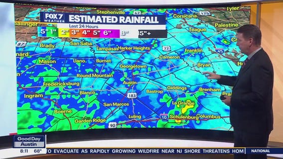 Austin weather: More rain expected