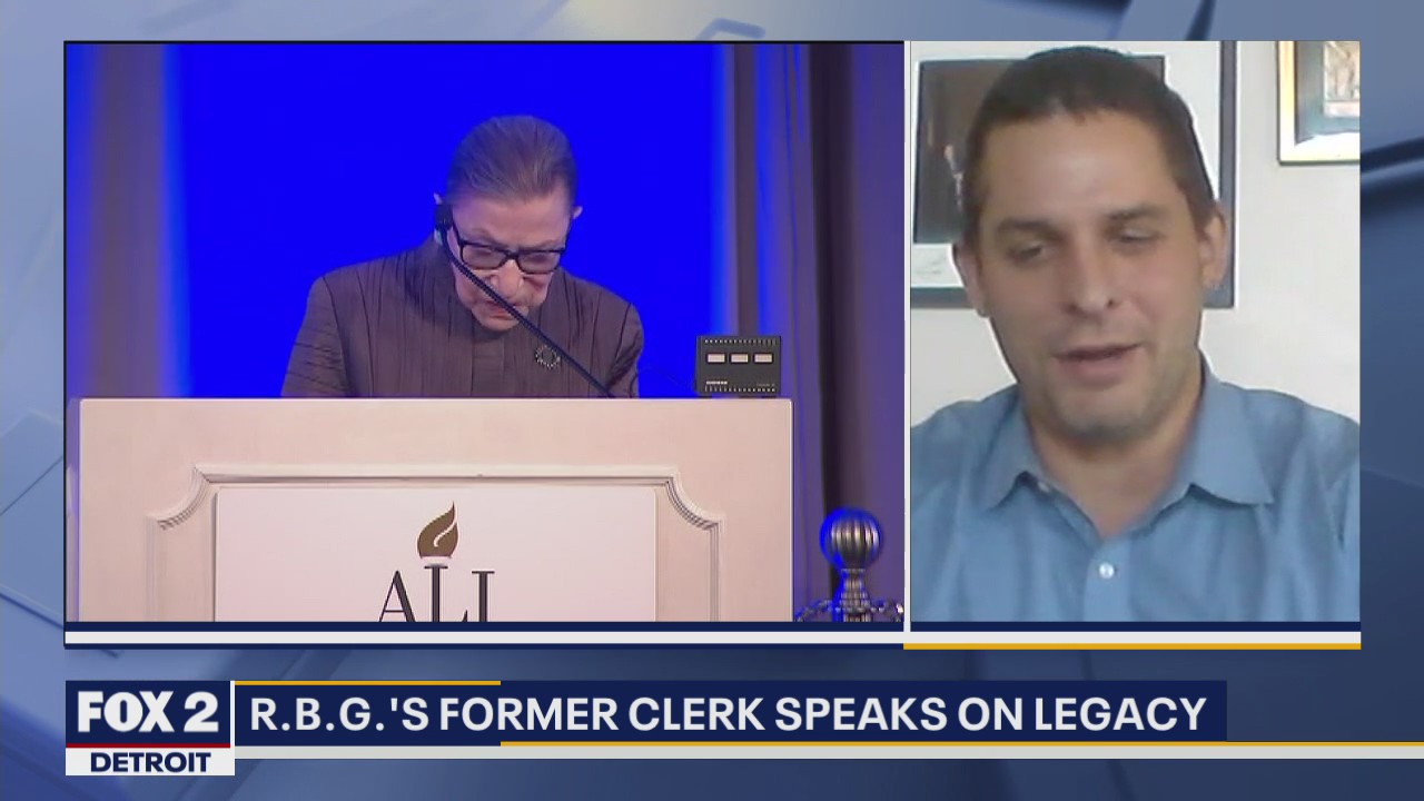 Ruth Bader Ginsburg's impact on former law clerk, presidential election