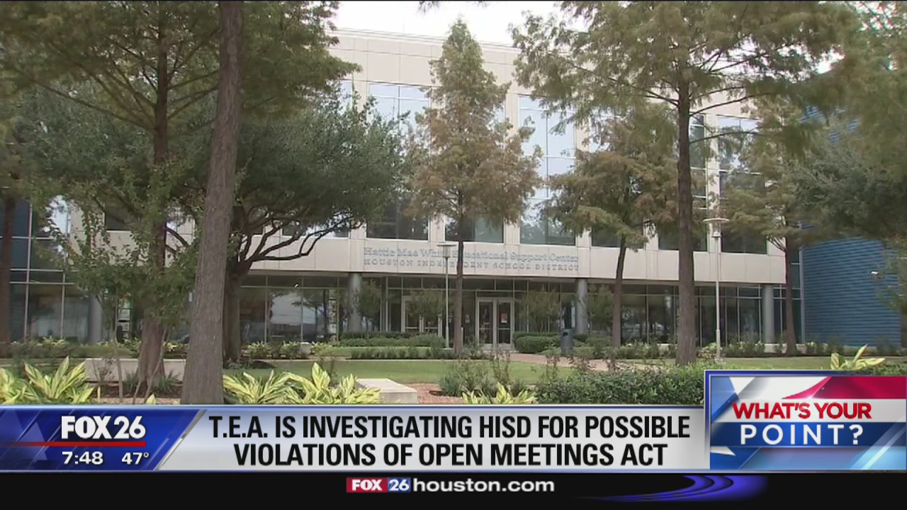 TEA investigation of HISD