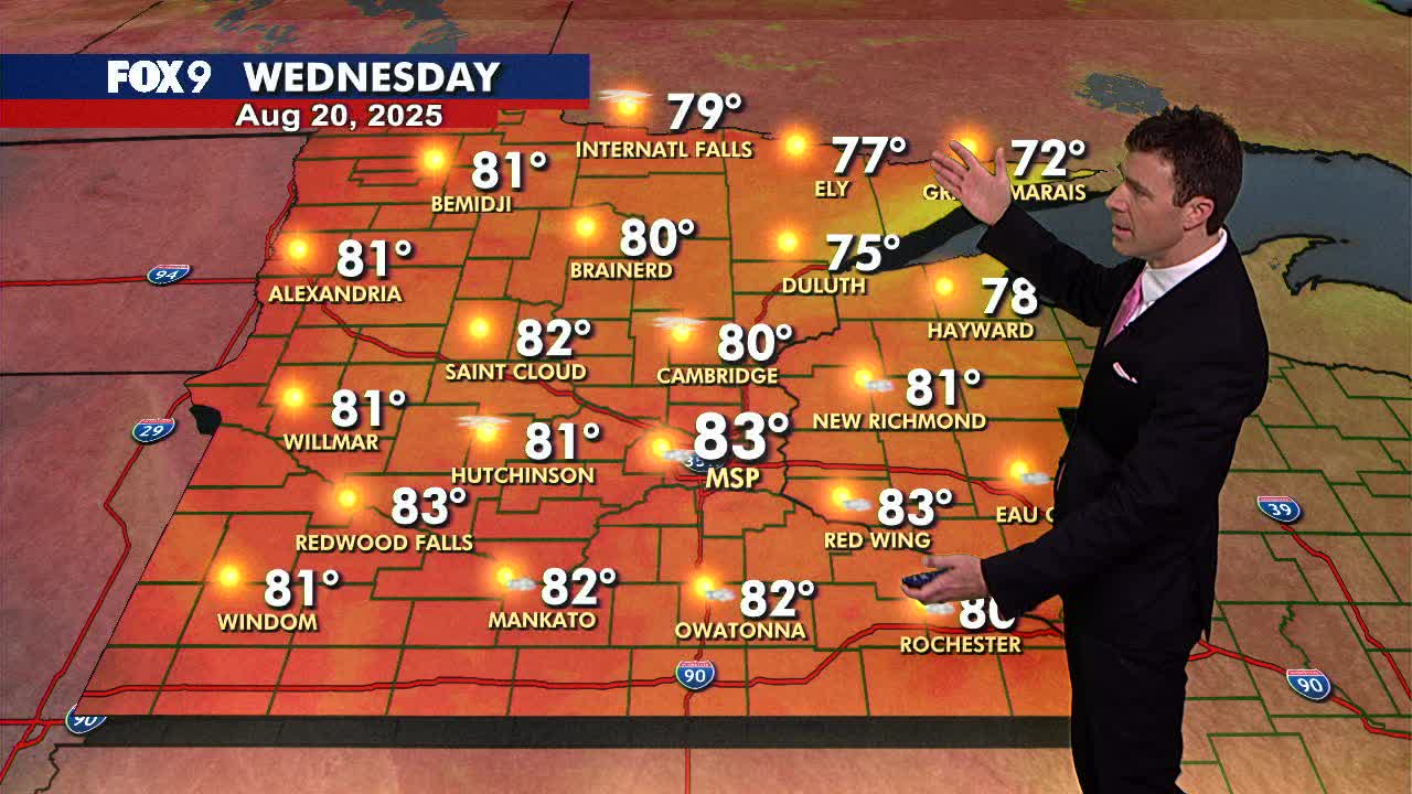 MN weather: Warmth and humidity lingers | FOX 9 Minneapolis-St. Paul