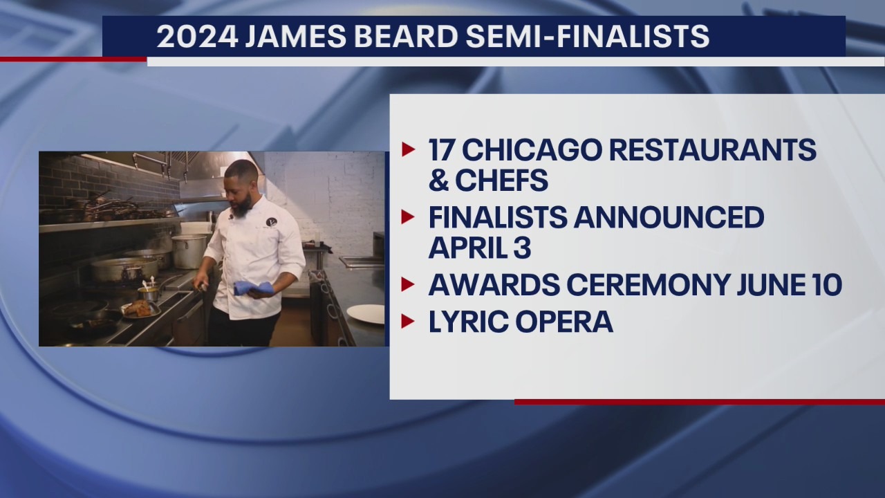 Chicago restaurants, chefs named 2024 James Beard Awards semifinalists