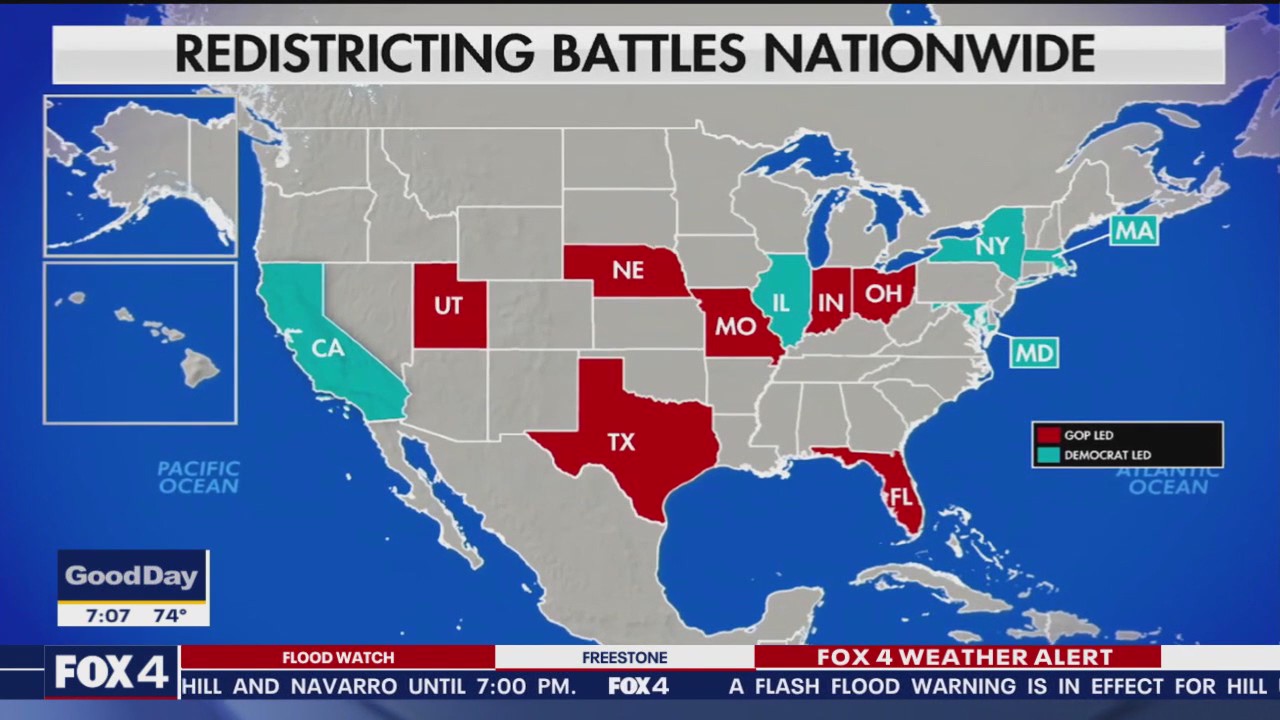 Redistricting battle spreads to other states