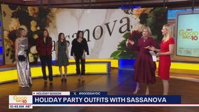 Holiday party outfits with Sassanova