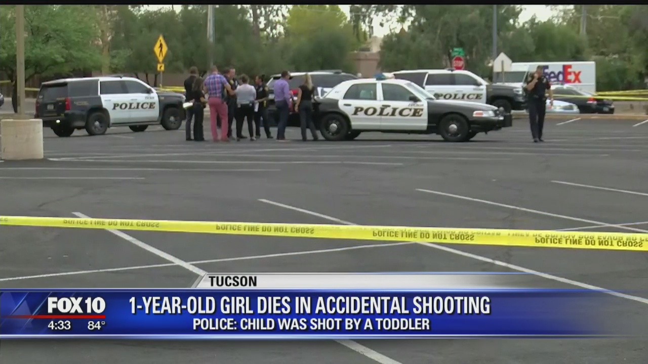 Tucson police: Baby girl accidentally shot by a toddler dies