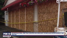 Fire that destroyed Renton grocery store was intentionally set