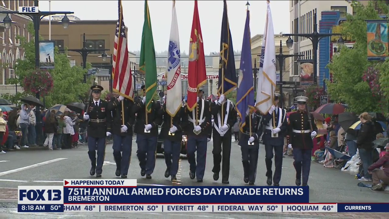 75th Annual Armed Forces Day Parade Returns in Bremerton