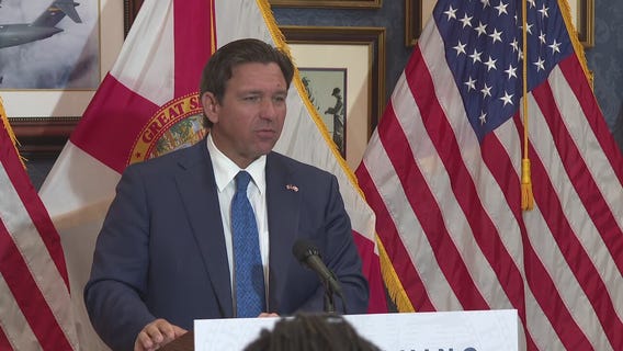 Florida Gov. Ron DeSantis in The Villages | Full press conference