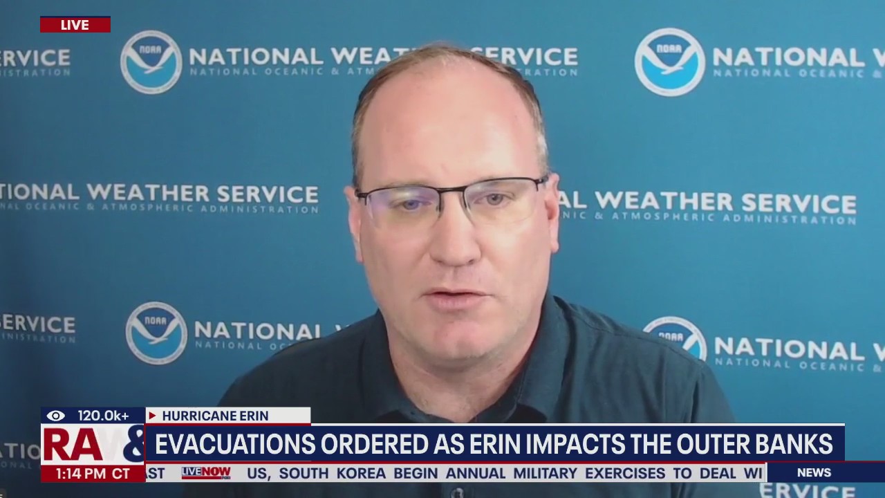 Hurricane Erin: Evacuations ordered for Outer Banks