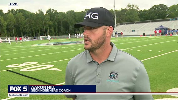 Seckinger High head coach Aaron Hill