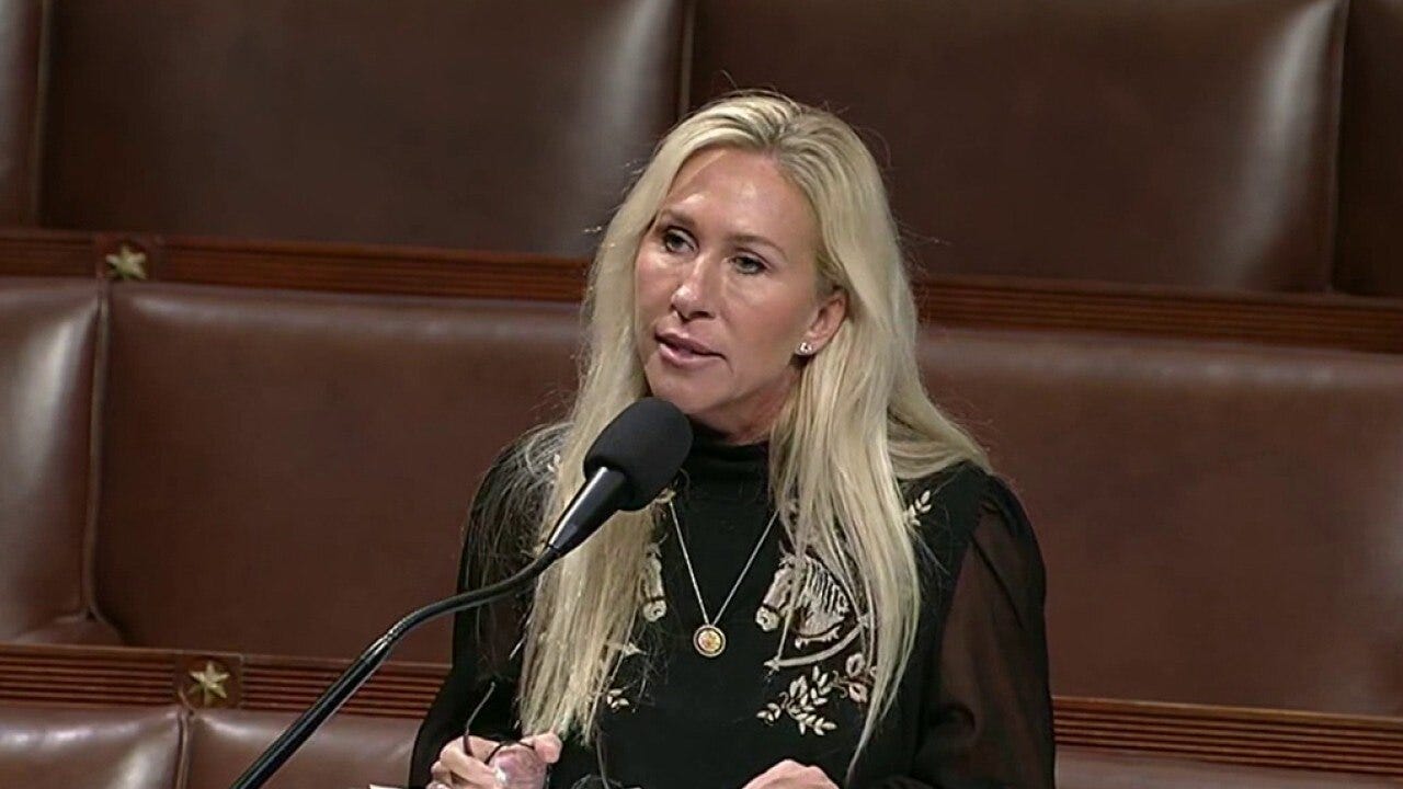 Monday is Rep. Marjorie Taylor Greene's final day in office