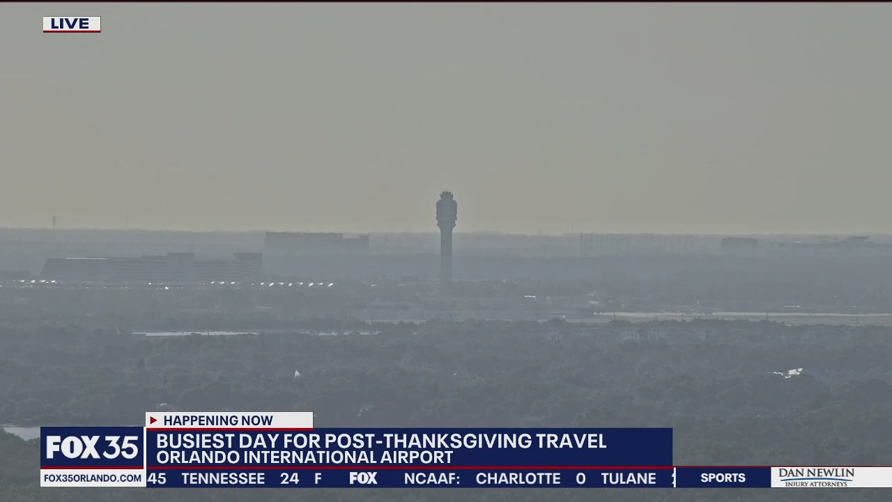 Busiest holiday travel day at Orlando International Airport