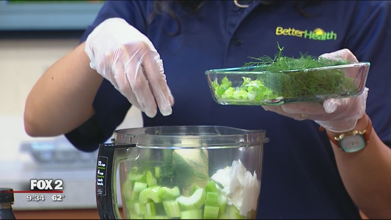 Cool off with this cold dill-cucumber soup recipe
