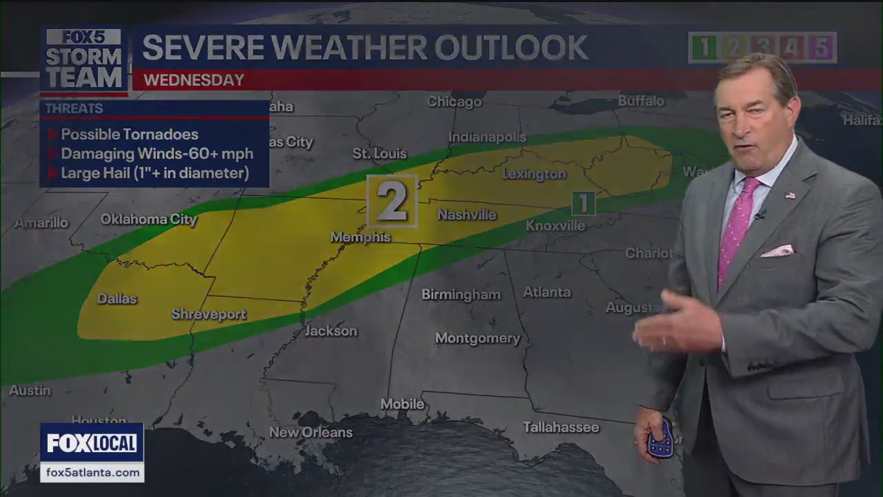 Tuesday night forecast