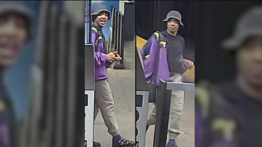 Man slashed in head with box cutter on subway