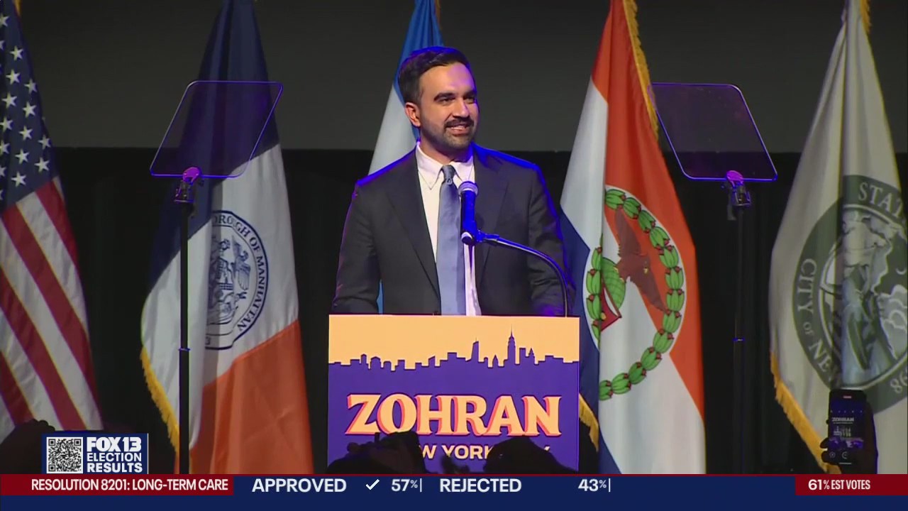 Zohran Mamdani wins NYC mayor election