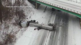 Chicago winter storm: Messy conditions, crashes make for lengthy commutes