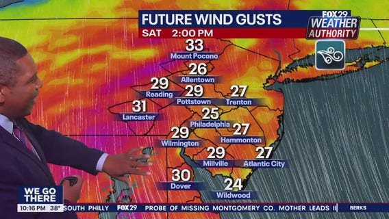 Weather Authority: 10 p.m. Friday forecast