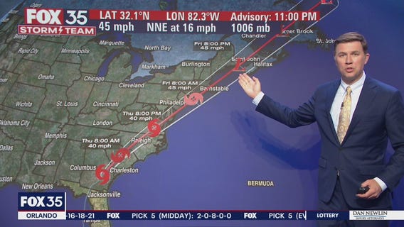 Tropical storm warnings issued for Mid-Atlantic states as Elsa races north