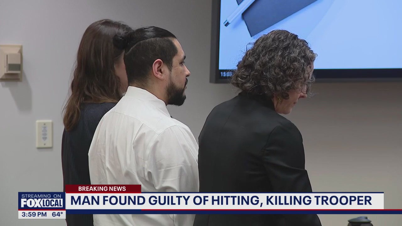 Man found guilty of hitting and killing WA State Trooper