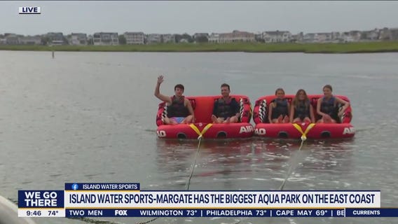 Jenn hits the water at Island Water Sports-Margate