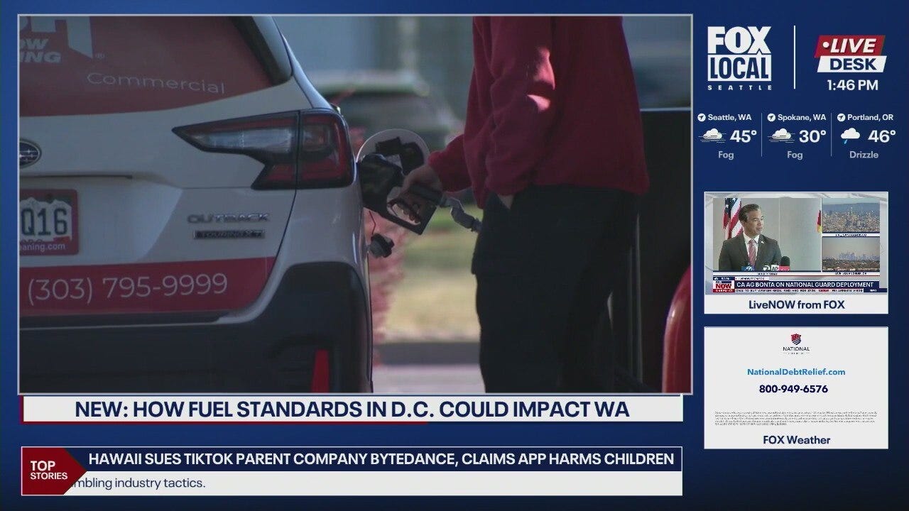 What D.C.’s new fuel rules could mean for gas prices in Washington state