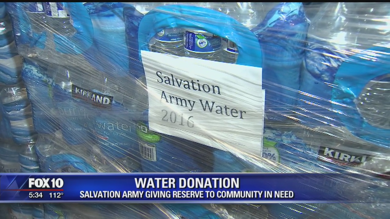 Salvation Army donates thousands of bottles of water to Cibecue homes