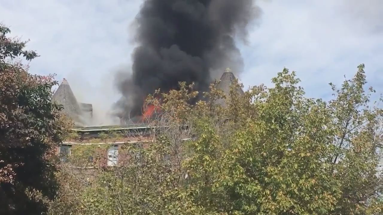 Crews battle fire Logan Circle fire