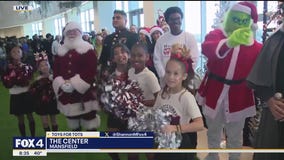 Toys for Tots Christmas tree event in Mansfield