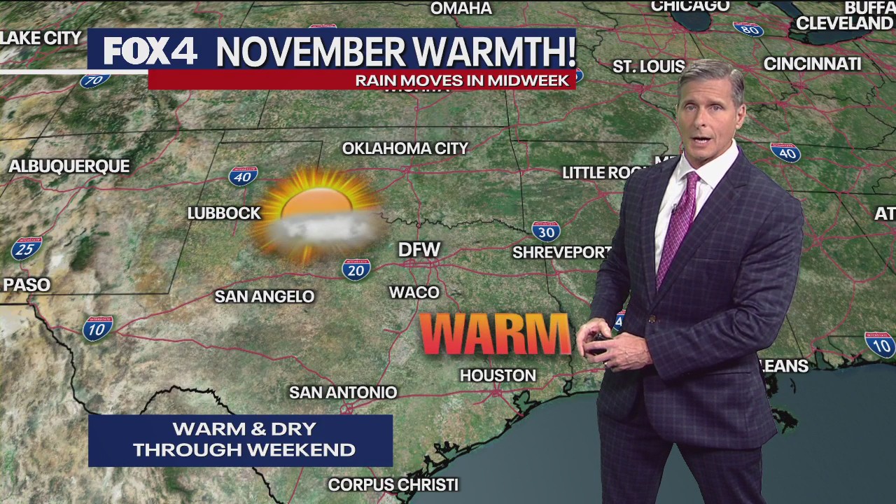 Dallas weather: Nov. 14 overnight forecast