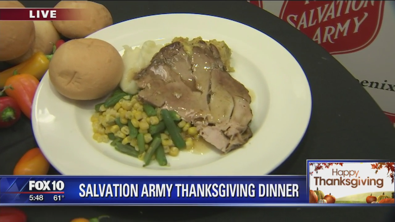 Salvation Army Thanksgiving Dinner preparations underway