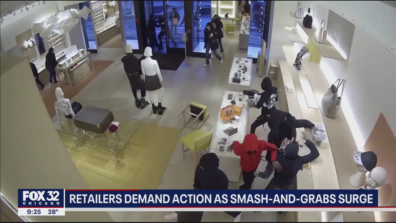 Chicago retailers demand action as smash-and-grabs surge