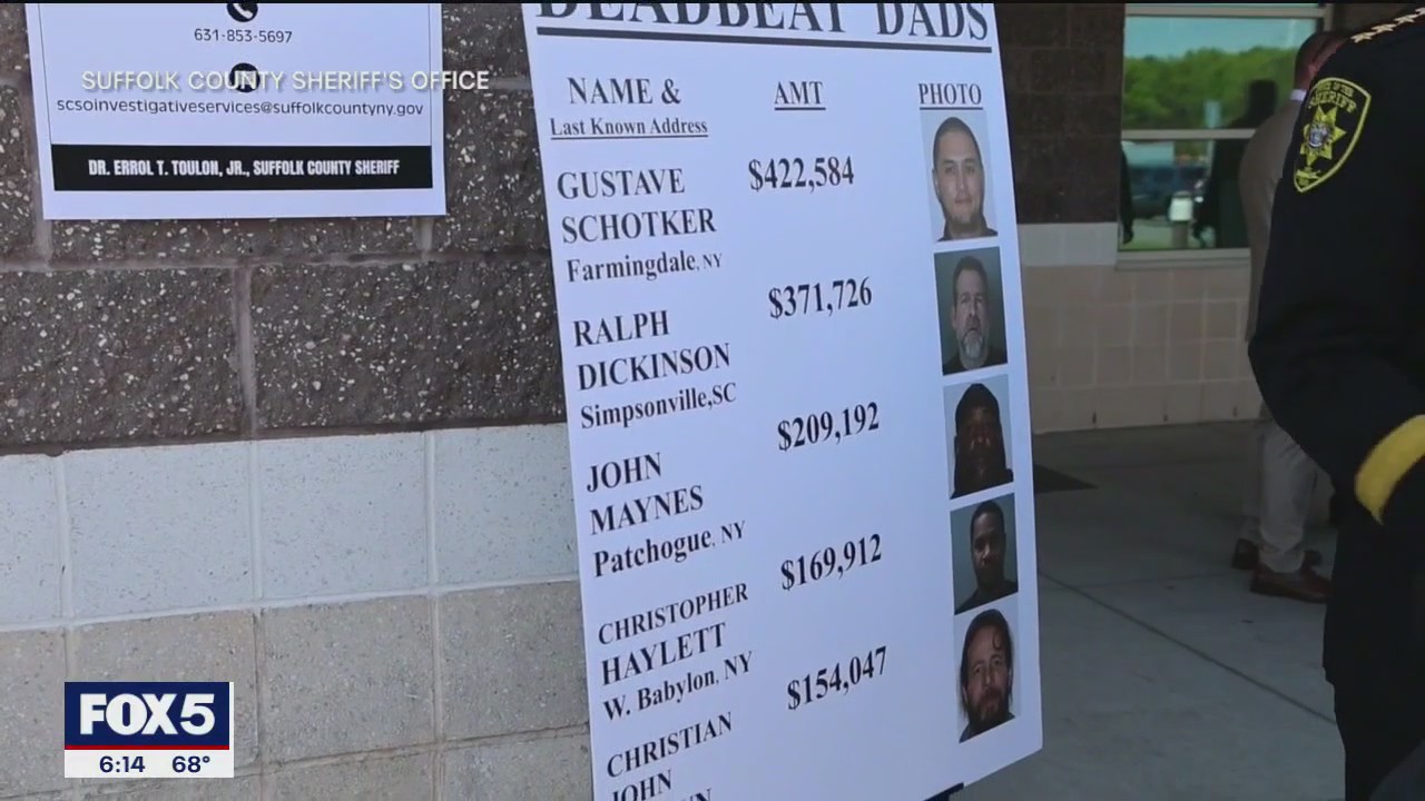 Suffolk County aggressively tracking down 'deadbeat dads'