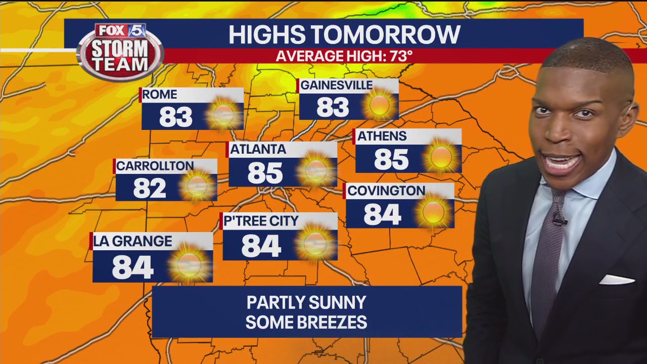 Weekend forecast update | FOX 5 Atlanta