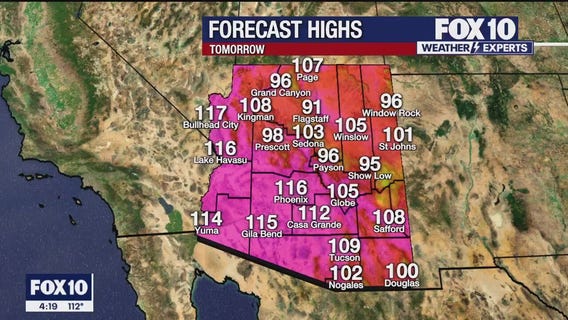 4 p.m. Weather Forecast - 7/13/23