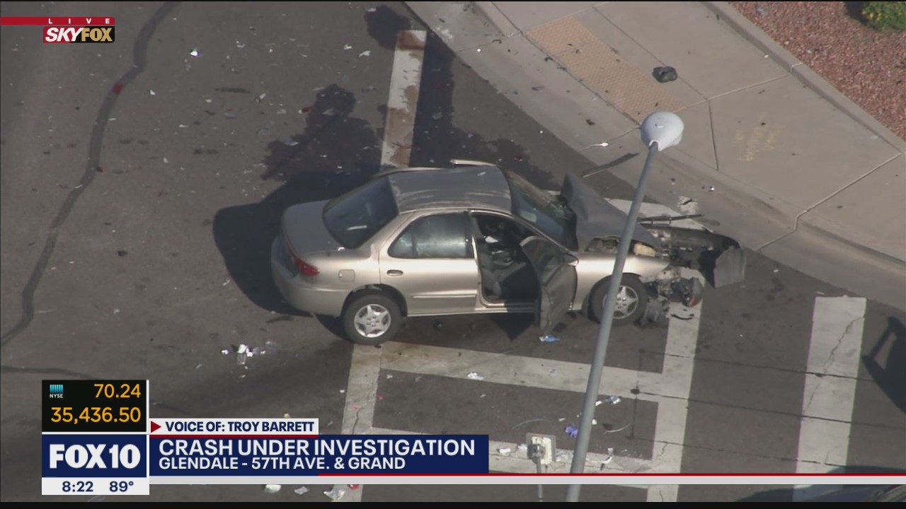 Serious crash closes Grand Avenue in Glendale | FOX 10 Phoenix