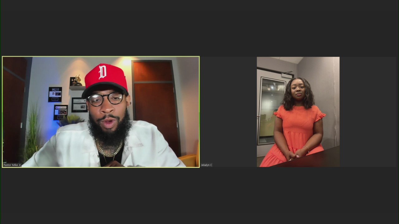 Jekalyn Carr and Pastor Mike Jr