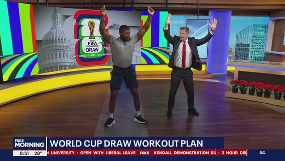 World cup draw day workout