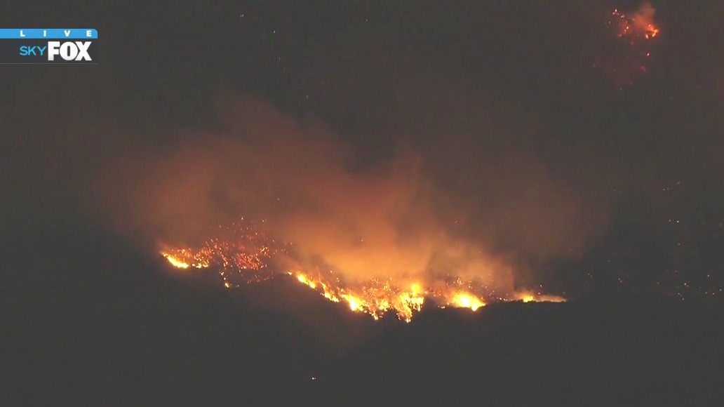 Stu Mundel tracks Palisades Fire from SkyFOX