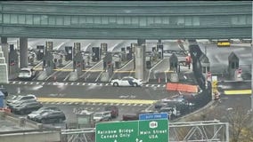 Vehicle explodes after crash on Rainbow Bridge