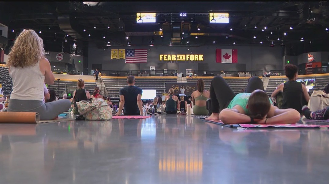 One Yoga festival raises money for pediatric cancer