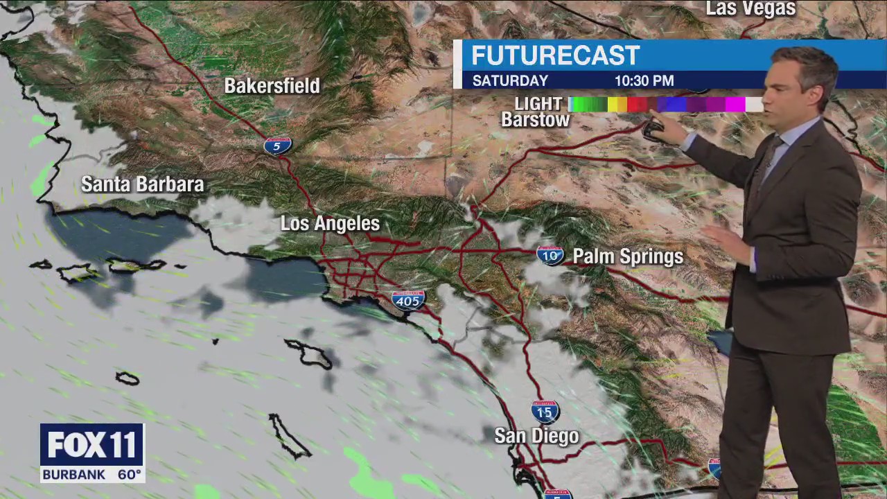 Weather forecast for Saturday, May 27