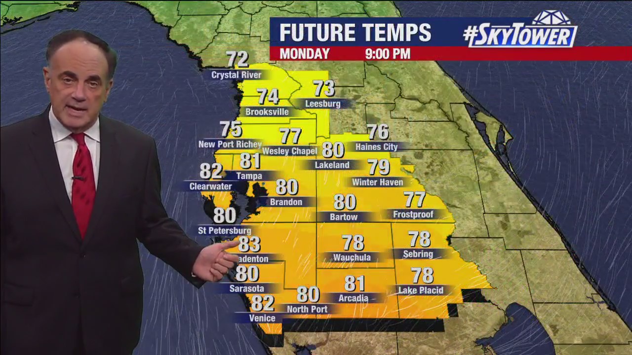 Tampa Weather | Mostly sunny Tuesday, some humidity