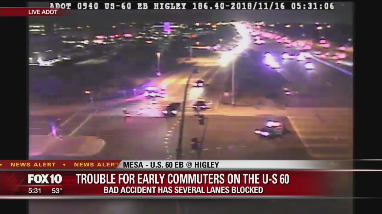 Trouble for early commuters on US 60