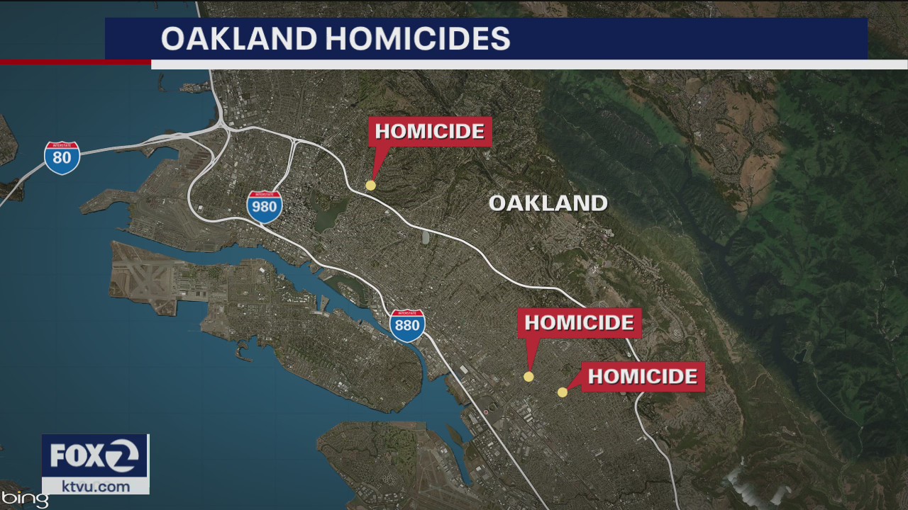 Three killed in Oakland in 7 hours