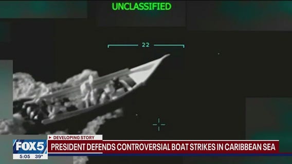 Trump defends controversial boat strike in Caribbean Sea