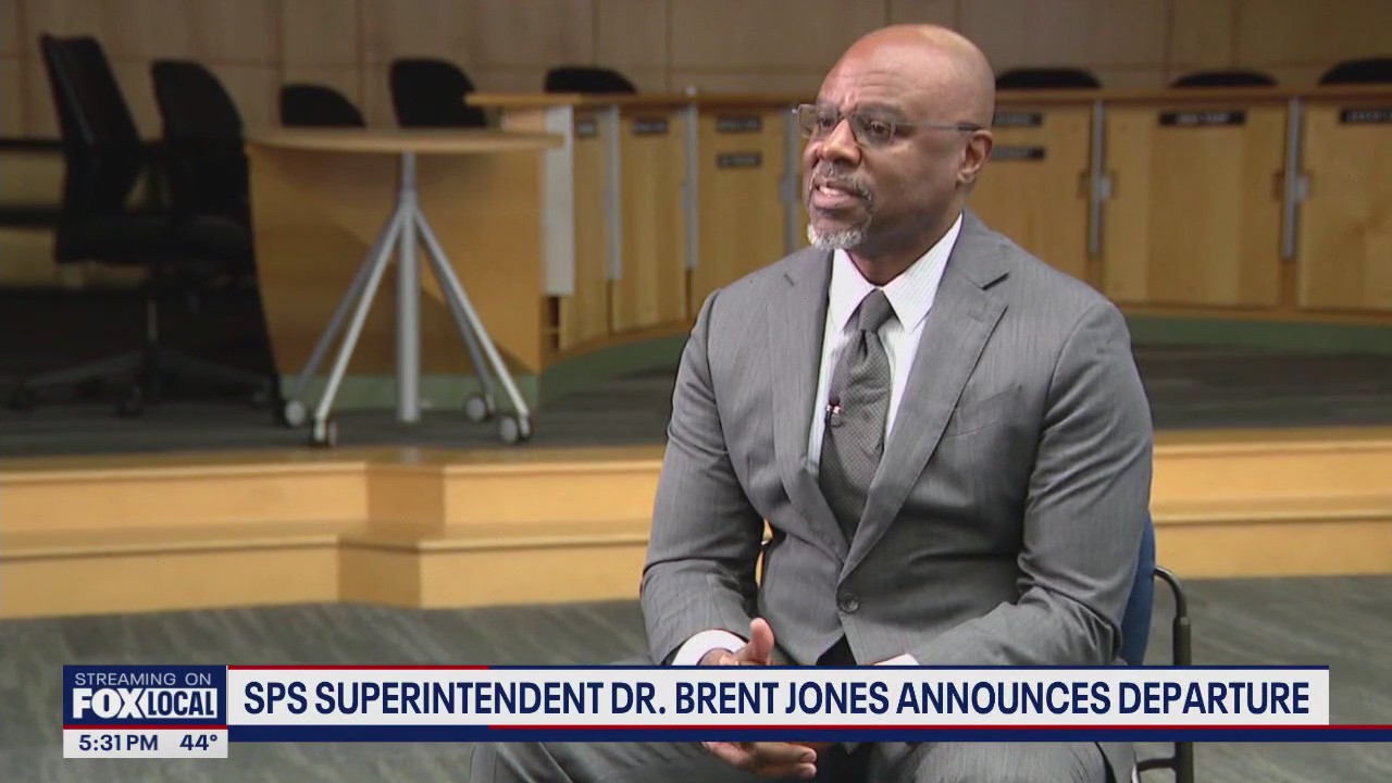 Seattle Public Schools Superintendent Dr. Brent Jones announces departure