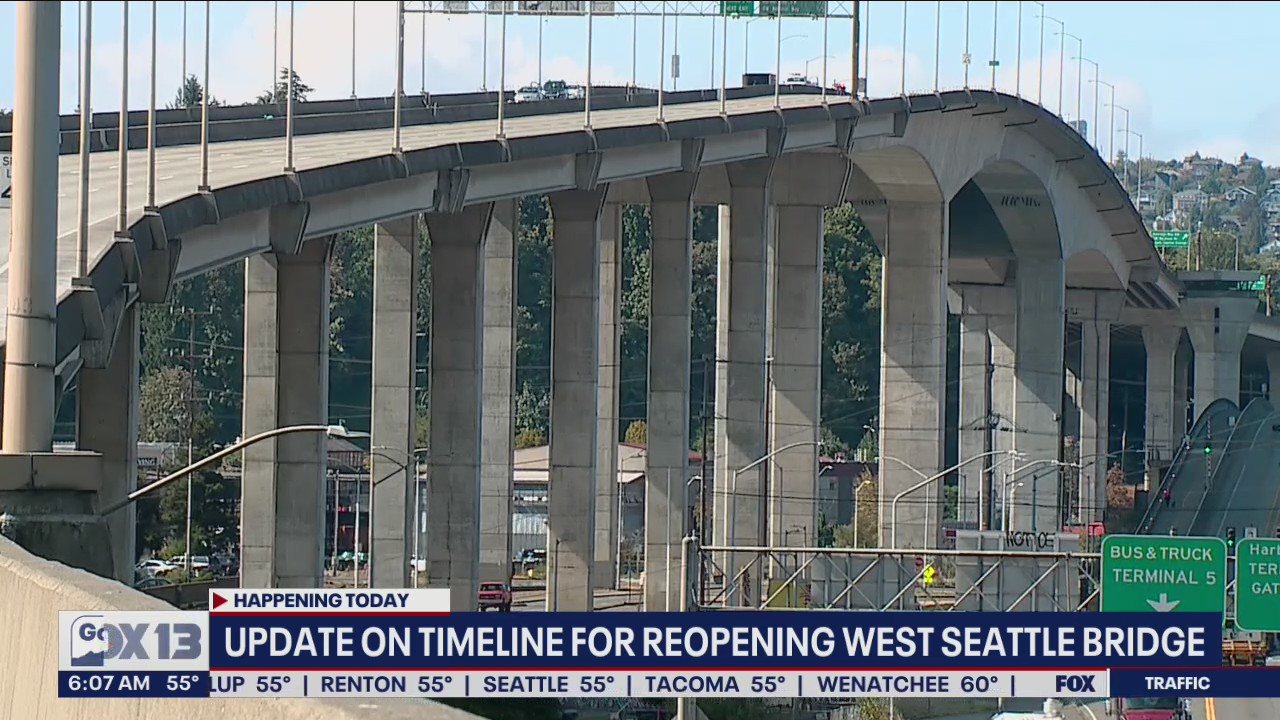 Update on timeline for reopening West Seattle Bridge