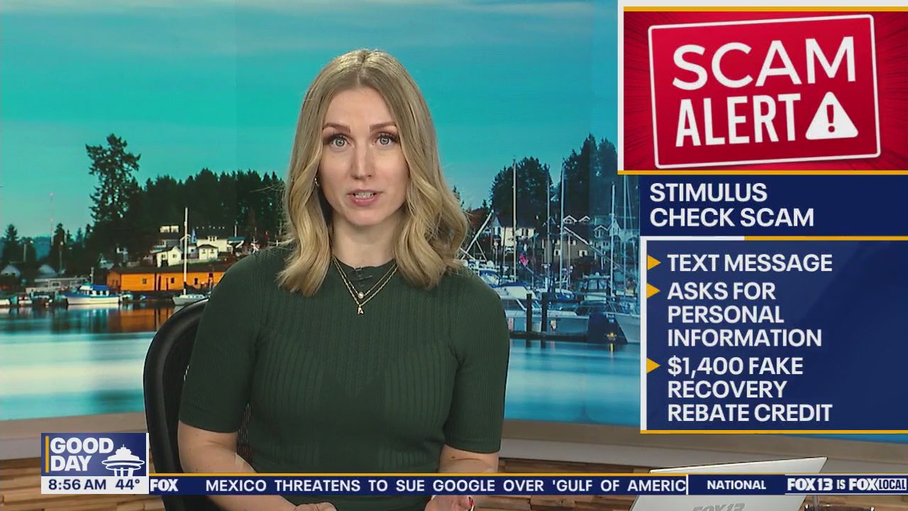 Watch out for stimulus check scam text messages in WA
